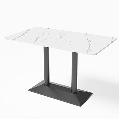 モダンデコ ダイニングテーブル大理石調 ダイニング テーブル 食卓テーブル 長方形 石目調 北欧 レストラン用