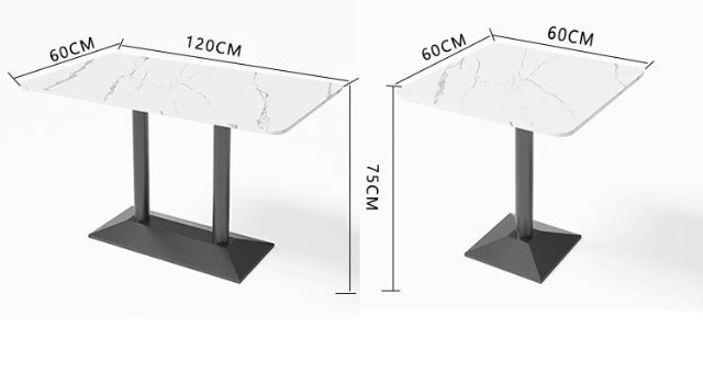 モダンデコ ダイニングテーブル大理石調 ダイニング テーブル 食卓テーブル 長方形 石目調 北欧 レストラン用